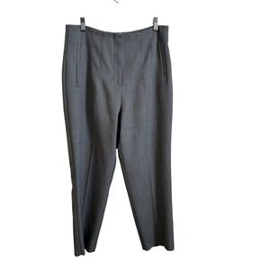 Primark Gray Career Pants High Waist Trousers‎ Cropped Dress Pants size 10